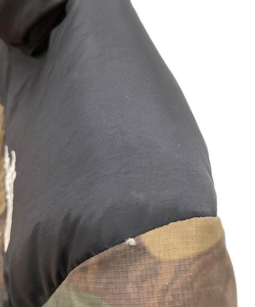 THE NORTH FACE（ザ ノース フェイス）THE NORTH FACE (ザ ノース フェイス) ヌプシダウンジャケット ブラック×グリーン サイズ:SIZE Sの古着・服飾アイテム