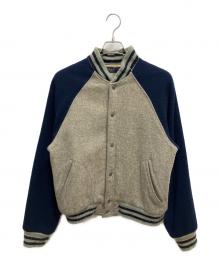 POLO RALPH LAUREN（ポロ・ラルフローレン）の古着「スタジャン」｜ネイビー×グレー