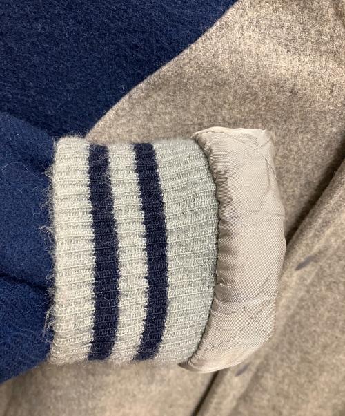 POLO RALPH LAUREN（ポロ・ラルフローレン）POLO RALPH LAUREN (ポロ・ラルフローレン) スタジャン ネイビー×グレー サイズ:SIZE Mの古着・服飾アイテム