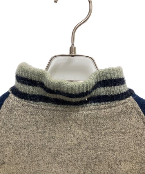 POLO RALPH LAUREN（ポロ・ラルフローレン）POLO RALPH LAUREN (ポロ・ラルフローレン) スタジャン ネイビー×グレー サイズ:SIZE Mの古着・服飾アイテム