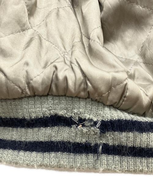 POLO RALPH LAUREN（ポロ・ラルフローレン）POLO RALPH LAUREN (ポロ・ラルフローレン) スタジャン ネイビー×グレー サイズ:SIZE Mの古着・服飾アイテム