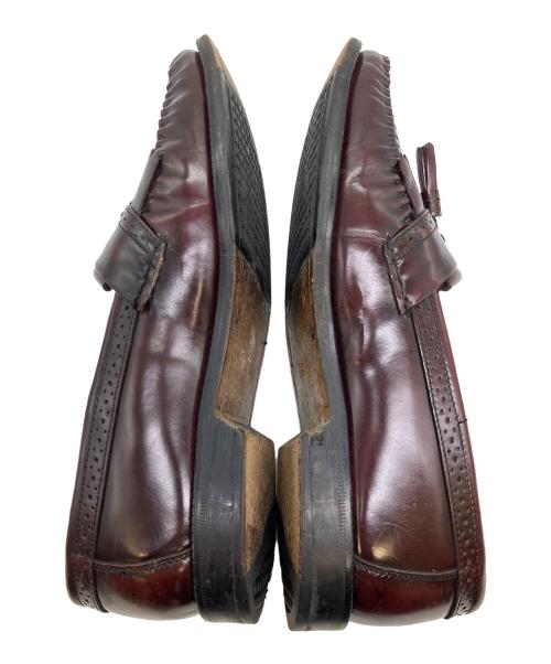 G.H.BASS（ジーエイチバス）G.H.BASS (ジーエイチバス) NELSON　キルトタッセルローファー ブラウン サイズ:SIZE 9Dの古着・服飾アイテム