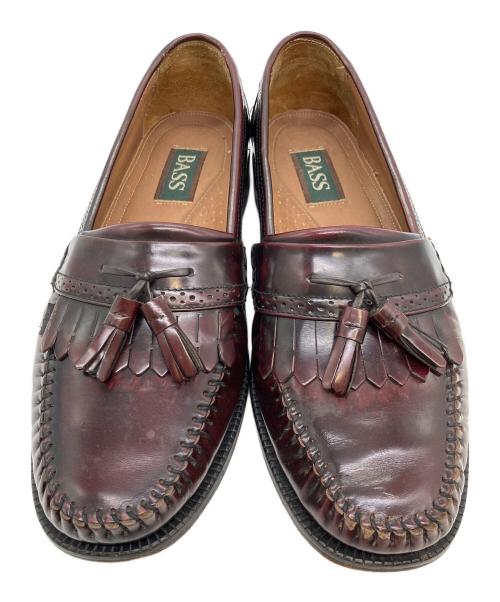 G.H.BASS（ジーエイチバス）G.H.BASS (ジーエイチバス) NELSON　キルトタッセルローファー ブラウン サイズ:SIZE 9Dの古着・服飾アイテム