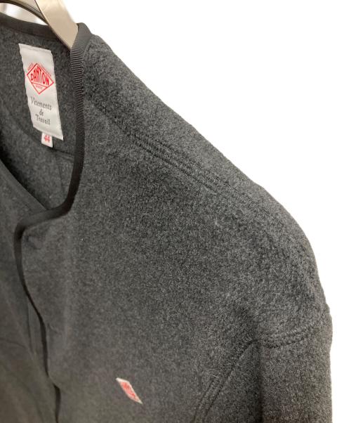 DANTON（ダントン）DANTON (ダントン) フリースノーカラージャケット グレー サイズ:SIZE 44の古着・服飾アイテム