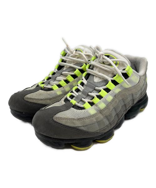 NIKE（ナイキ）NIKE (ナイキ) AIR VAPOR MAX 95 グレー×ライトグリーン サイズ:SIZE 26cmの古着・服飾アイテム