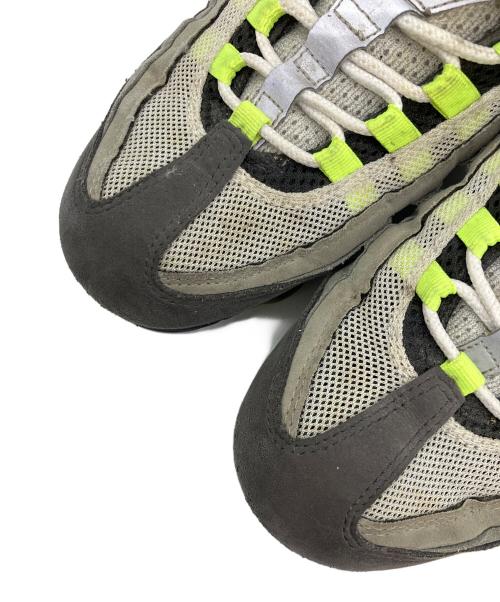 NIKE（ナイキ）NIKE (ナイキ) AIR VAPOR MAX 95 グレー×ライトグリーン サイズ:SIZE 26cmの古着・服飾アイテム