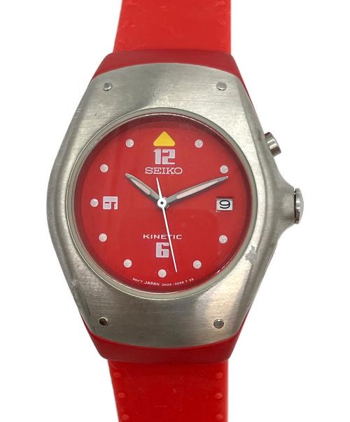 SEIKO（セイコー）SEIKO (セイコー) セイコー キネティック アークチュラ　腕時計 レッドの古着・服飾アイテム
