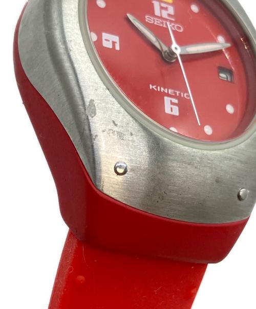 SEIKO（セイコー）SEIKO (セイコー) セイコー キネティック アークチュラ　腕時計 レッドの古着・服飾アイテム