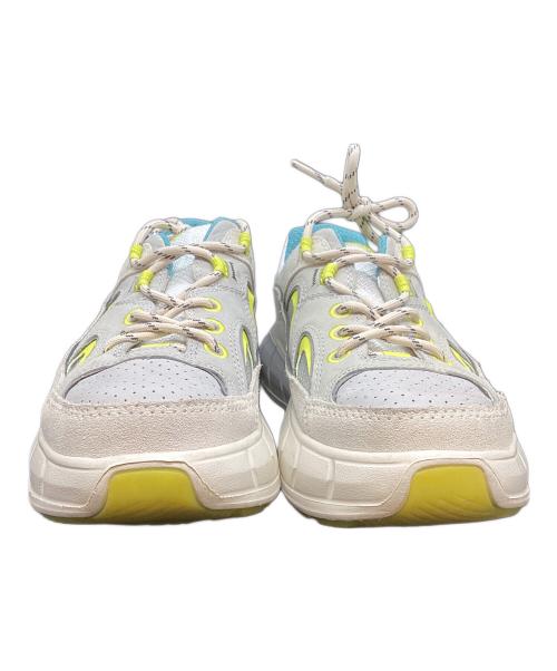 UGG（アグ）UGG (アグ) Westsider Low ローカットスニーカー グレー×蛍光グリーン サイズ:24の古着・服飾アイテム