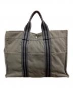 HERMESエルメス）の古着「フールトゥMM トートバッグ」｜グレー