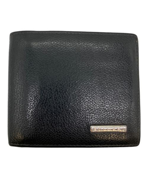 BVLGARI（ブルガリ）BVLGARI (ブルガリ) 2つ折り財布 ブラックの古着・服飾アイテム