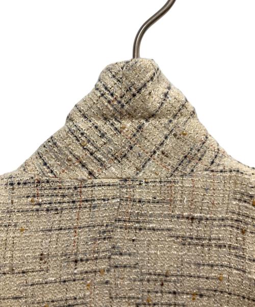 CELINE（セリーヌ）CELINE (セリーヌ) セットアップスカートスーツ ベージュ サイズ:SIZE 42/SIZE 40の古着・服飾アイテム