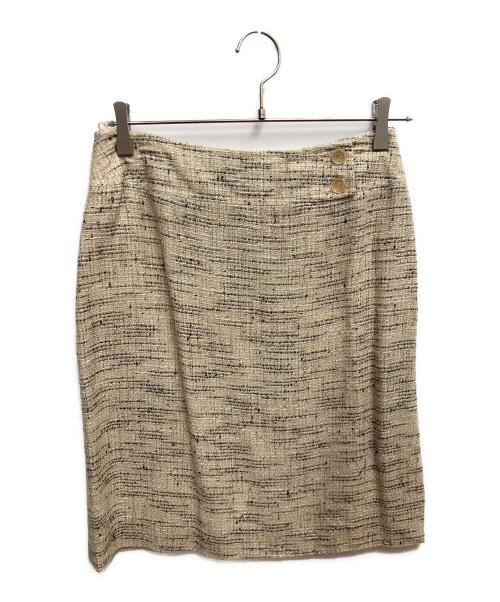 CELINE（セリーヌ）CELINE (セリーヌ) セットアップスカートスーツ ベージュ サイズ:SIZE 42/SIZE 40の古着・服飾アイテム