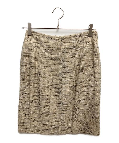 CELINE（セリーヌ）CELINE (セリーヌ) セットアップスカートスーツ ベージュ サイズ:SIZE 42/SIZE 40の古着・服飾アイテム