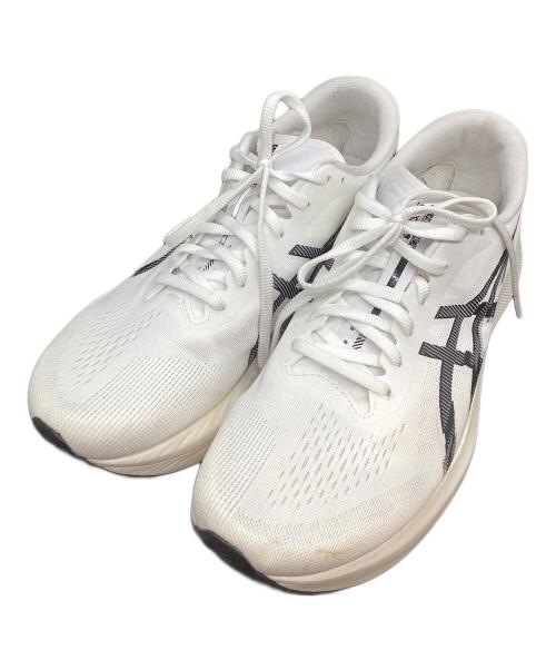 asics（アシックス）asics (アシックス) MAGIC SPEED4 ランニングシューズ ホワイト×ブラック サイズ:SIZE 28.5cmの古着・服飾アイテム