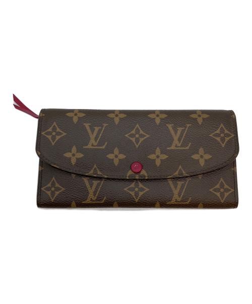 LOUIS VUITTON（ルイ ヴィトン）LOUIS VUITTON (ルイ ヴィトン) モノグラム　ポルトフォイユ・エミリー ブラウンの古着・服飾アイテム