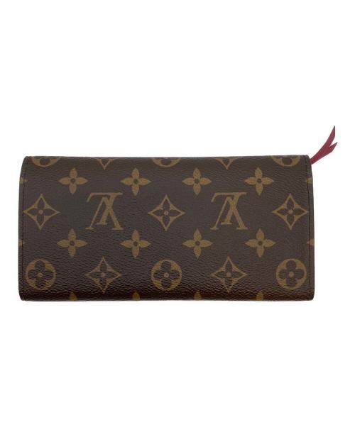 LOUIS VUITTON（ルイ ヴィトン）LOUIS VUITTON (ルイ ヴィトン) モノグラム　ポルトフォイユ・エミリー ブラウンの古着・服飾アイテム