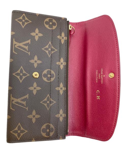 LOUIS VUITTON（ルイ ヴィトン）LOUIS VUITTON (ルイ ヴィトン) モノグラム　ポルトフォイユ・エミリー ブラウンの古着・服飾アイテム