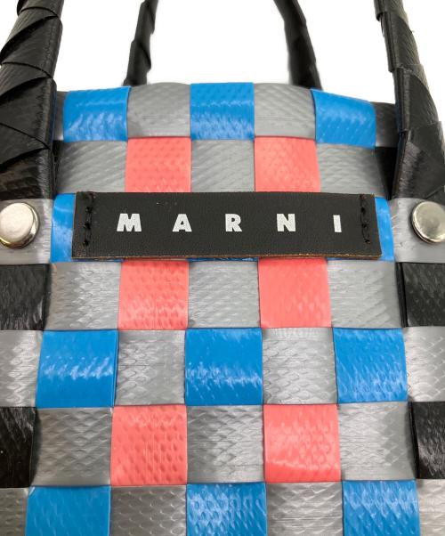 MARNI（マルニ）MARNI (マルニ) マイクロバスケットバッグ グレーの古着・服飾アイテム