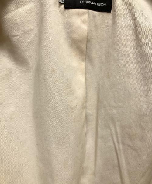 DSQUARED2（ディースクエアード）DSQUARED2 (ディースクエアード) Pコート オリーブ サイズ:SIZE 50cmの古着・服飾アイテム