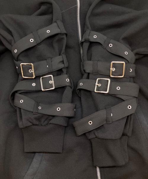 DIMREM（ディムレム）DIMREM (ディムレム) ファー付きジップパーカー ブラック サイズ:SIZE Freeの古着・服飾アイテム