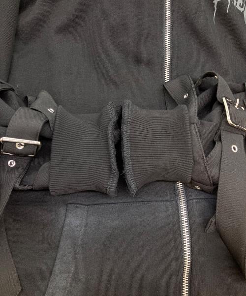 DIMREM（ディムレム）DIMREM (ディムレム) ファー付きジップパーカー ブラック サイズ:SIZE Freeの古着・服飾アイテム