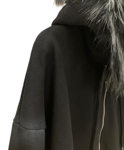 DIMREM（ディムレム）DIMREM (ディムレム) ファー付きジップパーカー ブラック サイズ:SIZE Freeの古着・服飾アイテム