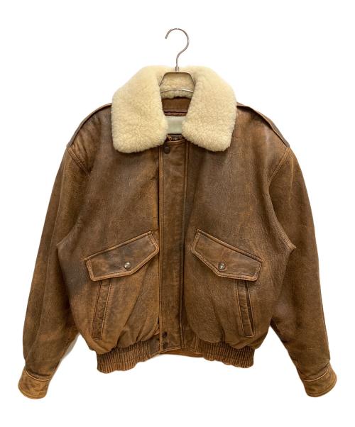 STANDARD CLOTHING（-）STANDARD CLOTHING (-) フライトジャケット ブラウン サイズ:SIZE Lの古着・服飾アイテム