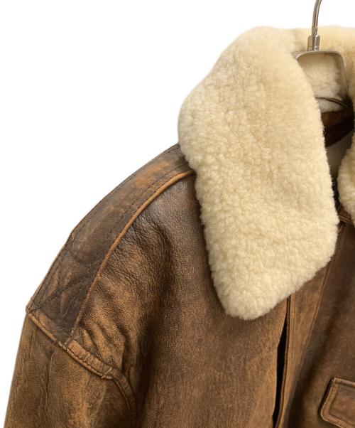 STANDARD CLOTHING（-）STANDARD CLOTHING (-) フライトジャケット ブラウン サイズ:SIZE Lの古着・服飾アイテム