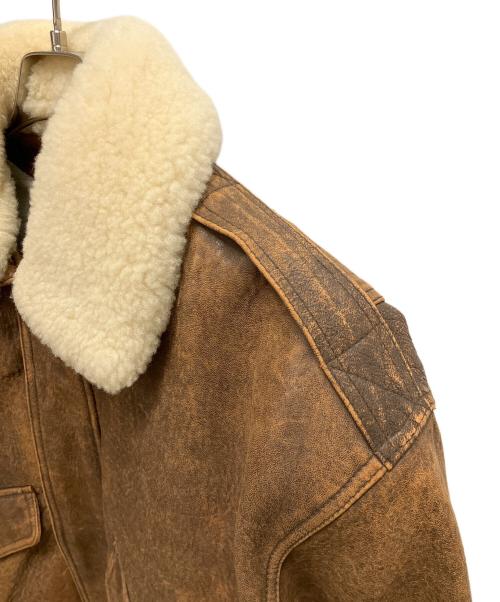 STANDARD CLOTHING（-）STANDARD CLOTHING (-) フライトジャケット ブラウン サイズ:SIZE Lの古着・服飾アイテム