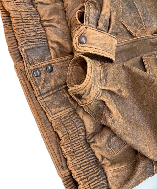 STANDARD CLOTHING（-）STANDARD CLOTHING (-) フライトジャケット ブラウン サイズ:SIZE Lの古着・服飾アイテム