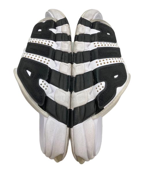 NIKE（ナイキ）NIKE (ナイキ) AIR MORE UPTEMPO SLIDE サンダル ホワイト×ブラック サイズ:SIZE 25cmの古着・服飾アイテム