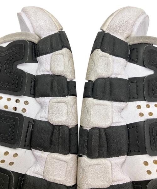 NIKE（ナイキ）NIKE (ナイキ) AIR MORE UPTEMPO SLIDE サンダル ホワイト×ブラック サイズ:SIZE 25cmの古着・服飾アイテム
