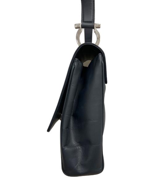 Salvatore Ferragamo（サルヴァトーレ フェラガモ）Salvatore Ferragamo (サルヴァトーレ フェラガモ) ガンチーニ　ショルダーバッグ ブラックの古着・服飾アイテム