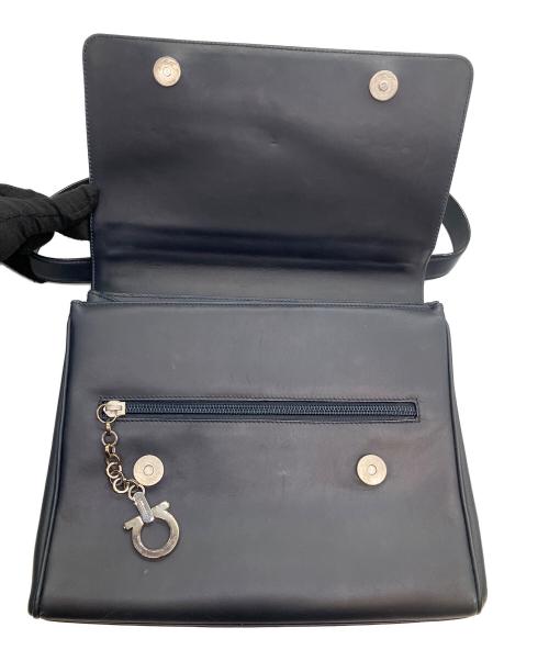 Salvatore Ferragamo（サルヴァトーレ フェラガモ）Salvatore Ferragamo (サルヴァトーレ フェラガモ) ガンチーニ　ショルダーバッグ ブラックの古着・服飾アイテム