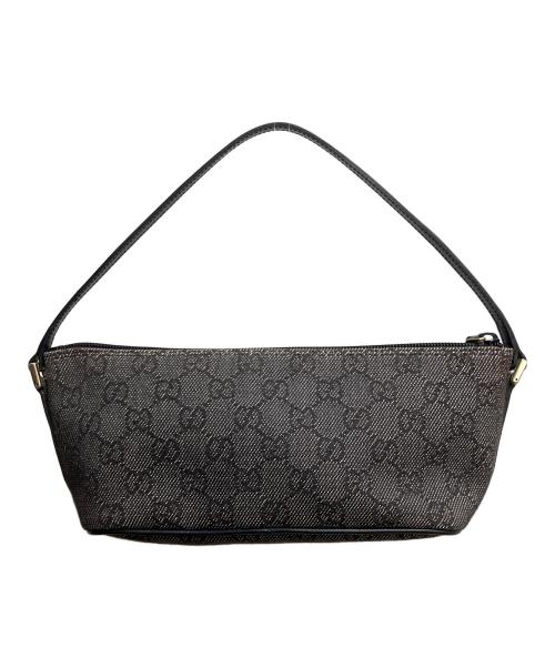 GUCCI（グッチ）GUCCI (グッチ) GGキャンバス アクセサリーポーチ　ショルダーバッグ ブラウンの古着・服飾アイテム