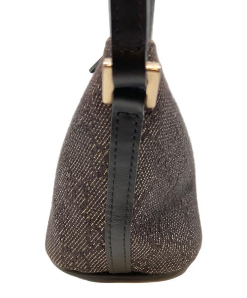 GUCCI（グッチ）GUCCI (グッチ) GGキャンバス アクセサリーポーチ　ショルダーバッグ ブラウンの古着・服飾アイテム