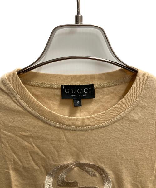 GUCCI（グッチ）GUCCI (グッチ) GG 半袖Tシャツ ベージュ サイズ:SIZE Sの古着・服飾アイテム