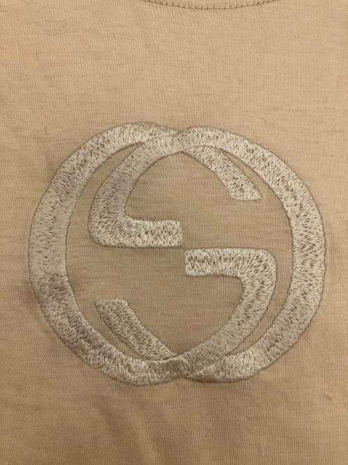 GUCCI（グッチ）GUCCI (グッチ) GG 半袖Tシャツ ベージュ サイズ:SIZE Sの古着・服飾アイテム