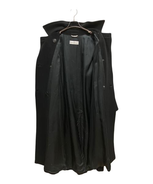 MaxMara（マックスマーラ）MaxMara (マックスマーラ) ロングコート ブラック サイズ:SIZE 40の古着・服飾アイテム