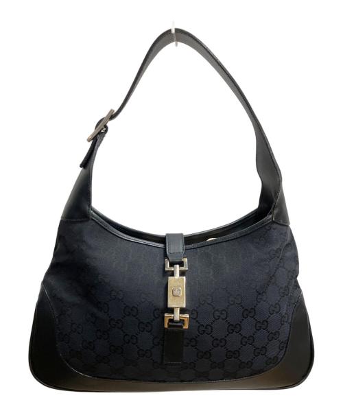 GUCCI（グッチ）GUCCI (グッチ) GG ジャッキー ワンショルダーバッグ ブラックの古着・服飾アイテム