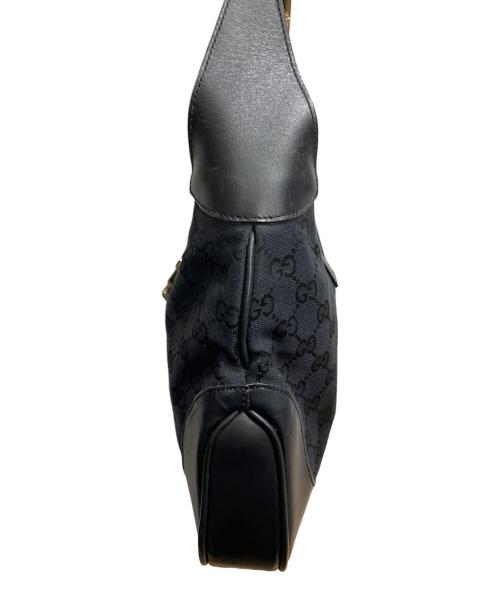 GUCCI（グッチ）GUCCI (グッチ) GG ジャッキー ワンショルダーバッグ ブラックの古着・服飾アイテム