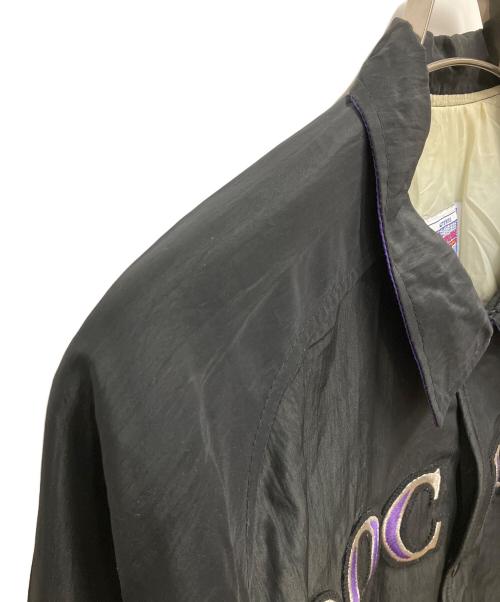 STARTER（スターター）STARTER (スターター) スタジャン ブラック×パープル サイズ:SIZE XLの古着・服飾アイテム