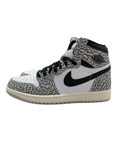 NIKE（ナイキ）NIKE (ナイキ) Air Jordan 1 High OG グレー×ホワイト サイズ:SIZE 28cmの古着・服飾アイテム