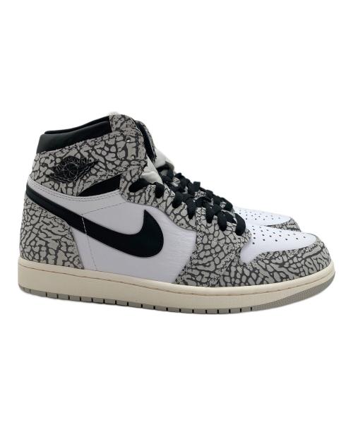 NIKE（ナイキ）NIKE (ナイキ) Air Jordan 1 High OG グレー×ホワイト サイズ:SIZE 28cmの古着・服飾アイテム