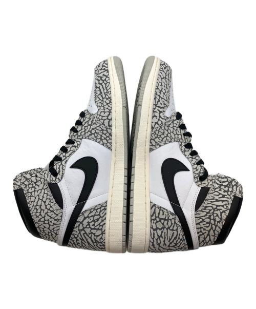 NIKE（ナイキ）NIKE (ナイキ) Air Jordan 1 High OG グレー×ホワイト サイズ:SIZE 28cmの古着・服飾アイテム