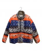 NOMA t.d.ノーマティーディー）の古着「リバーシブルダウンジャケット」｜マルチカラー×ベージュ