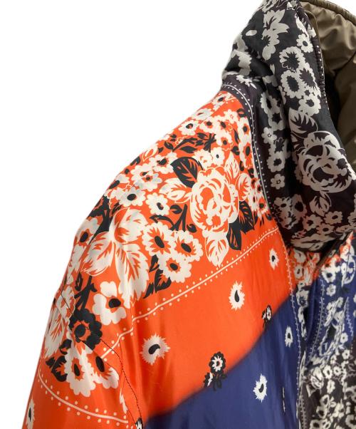 NOMA t.d.（ノーマティーディー）NOMA t.d. (ノーマティーディー) リバーシブルダウンジャケット マルチカラー×ベージュ サイズ:SIZE 4の古着・服飾アイテム