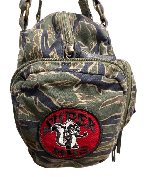 Hysteric Glamour（ヒステリックグラマー）Hysteric Glamour (ヒステリックグラマー) PATCH SCRATCH ミニボストンバッグ カーキの古着・服飾アイテム