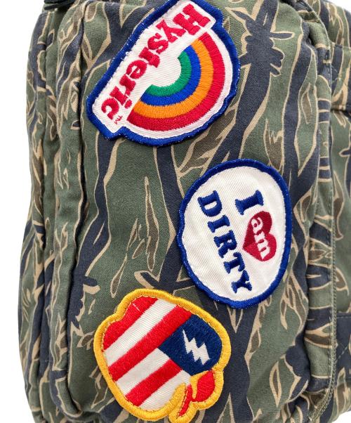 Hysteric Glamour（ヒステリックグラマー）Hysteric Glamour (ヒステリックグラマー) PATCH SCRATCH ミニボストンバッグ カーキの古着・服飾アイテム